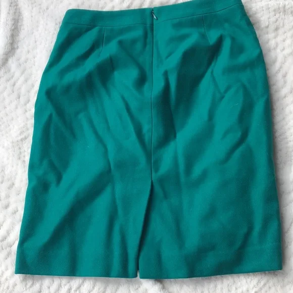 J Crew Turquoise Skirt - Picture 3 of 4